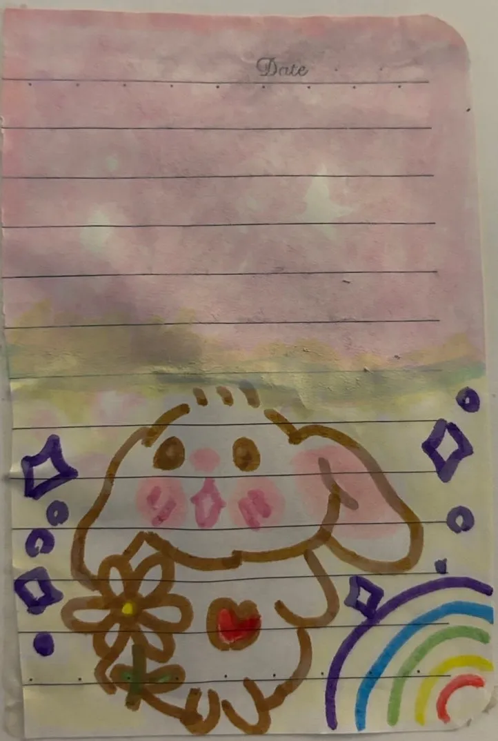 小兔子水彩